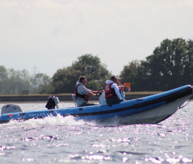 Power Boat on the water