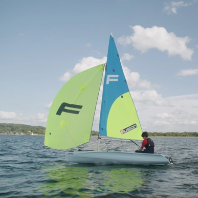 Adult Spinnaker sailing