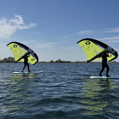 Wing surfers